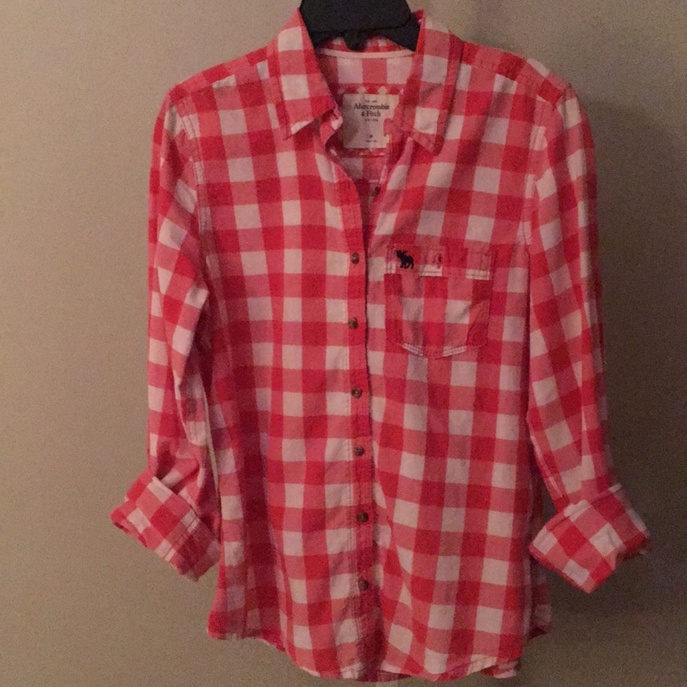Abercrombie & Fitch Gingham Plaid Shirt